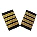 Produktbild Professionelle Pilot Uniform Epaulets Streifen Muster Dekoration Uniformen Zubehör Epauletten Schulter Pilots Bar Für Hemd - Vier Bars