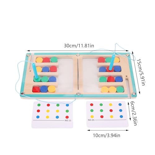 Puzzle éducatif en bois pour développer la logique à deux
