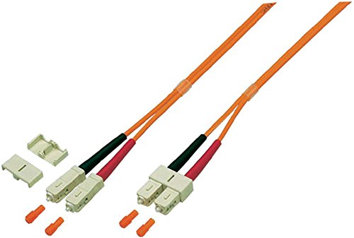 EFB-Elektronik O7413.25 câble de Fibre Optique 25 m OM3 SC Turquoise - Câbles de Fibre Optique (25 m, OM3, SC, SC, Mâle, Turquoise)