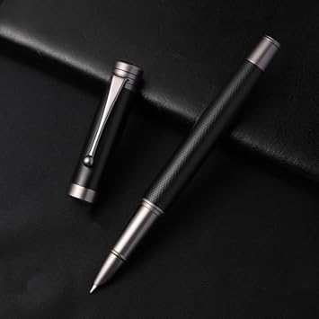 Fountain Pen, Stunning Luxury Pen, 0.5mm Pen Nib Includes 4 Ink Cartridges, Best Gift Set for Men & Women, Professional, Executive Office, Nice Pens