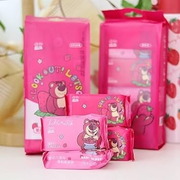 NESTIC Small 8pcs Mini Wet Wipes Soft, Absorbent, Non-Woven Fabric, Perfect for Outdoor Use, Sensitive Skin Baby Cleaning Travel Size Tissue Paper (64 Wipes)