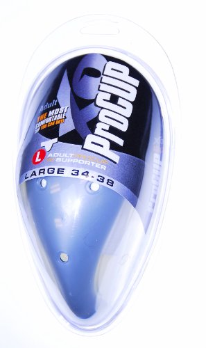 XO Athletic Pro Cup with Supporter (White, X-Large)