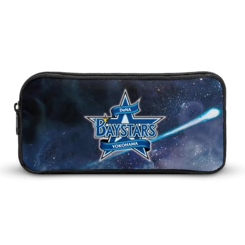 横浜DeNAベイスターズ文具ケース ペンケース 収納グッズ 筆箱 ペンバッグ 筆入れ 多機能 学用品収納 大容量軽量 伸縮性が良く、繰り返し使用可能 傷防止 防汚 掃除が簡単 いろいろな文房具を収納 オフィス小物 コスメバッグとして 男女兼用 携帯便利