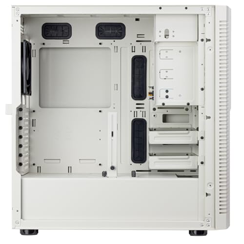 Image of Silverstone Technology FLP02 Retro-Inspired Tower Chassis with high-Performance Cooling and Expansion Support, SST-FLP02W