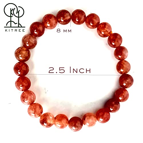 Image of HEALING AND SEMI-PRECIOUS CRYSTAL STONE BRACELET 8 MM ROUND FOR FENSHUI