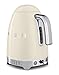 Smeg KLF02CRUS 50's Retro Style Variable Temperature Kettle, Cream