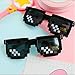 Greatangle Creative Mosaic Pixel Glasses Gafas de sol Gafas de sol de...