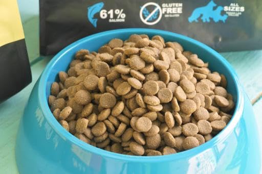 Hantu - Pienso Hipoalergénico para Perros Adultos | 61% Salmón | Sin Gluten | Cuidado Dental | Piel Saludable | Salud Digestiva | para Todas Las Razas, 12 Kg