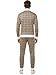 COOFENRISY 2pcs Classic Plaid Men's 2-Piece Tracksuit Set for Gym, Workout, Running - Full-Zip Jacket and Joggers (US, Alpha, 3X-Large, Regular, Regular, Coffee)