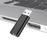 Scheda audio USB | Adattatore USB a audio ottico da 3,5 mm e scheda audio