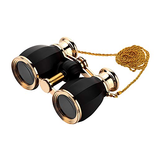 ESSLNB 4X30 Opera Glasses Binoculars with Chain and Case