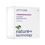 ATTITUDE Odor Eliminator with Activated Carbon, Plant-Based Air Purifier, Vegan, Made in Canada, Coriander & Olive Scent, 227 grams