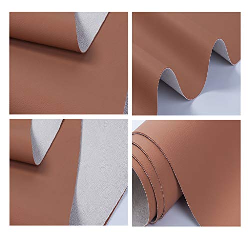 Tissu similicuir d'ameublement violet 1.38x2m pour maroquinerie DIY - 5