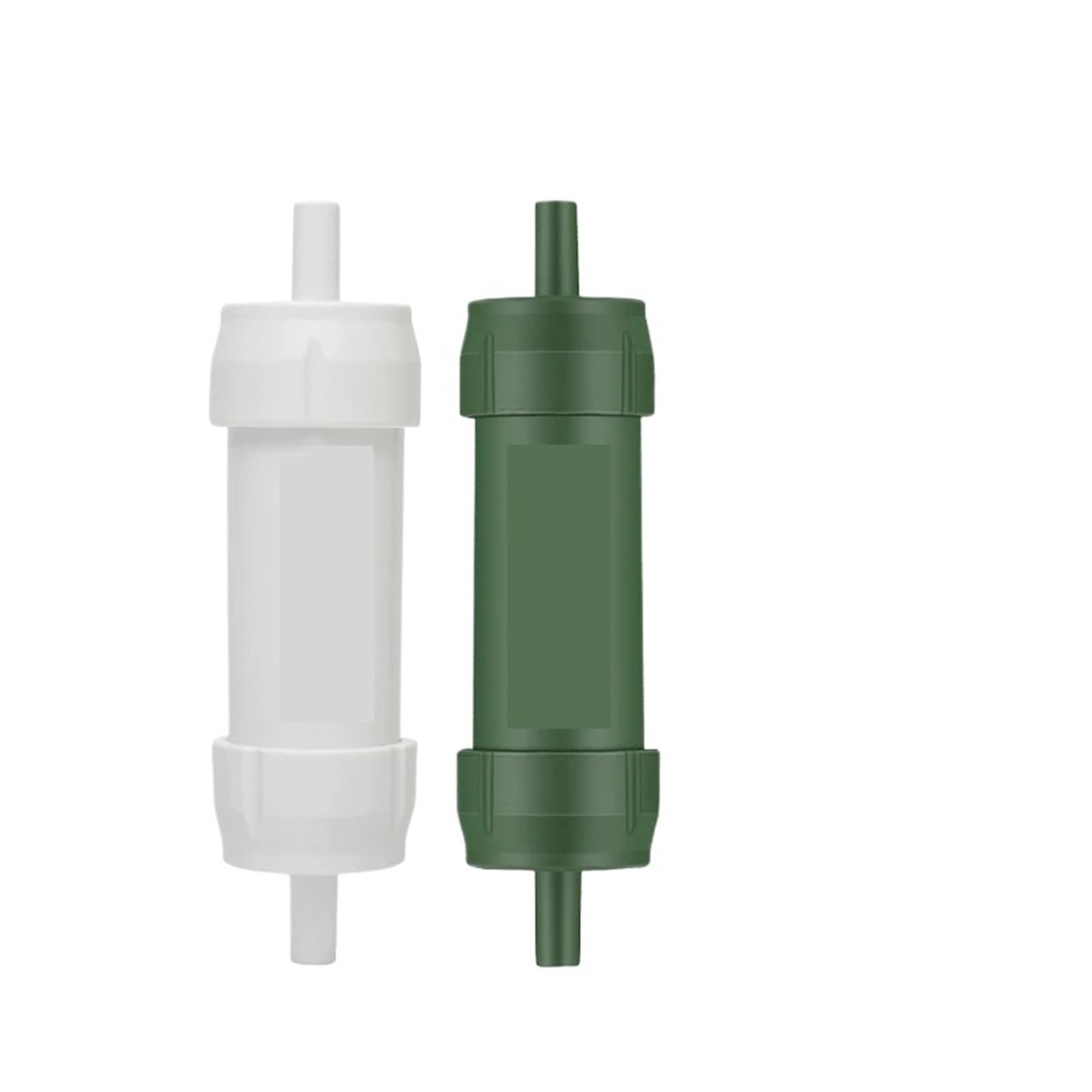1 Filtro purificador de Agua portátil de Pajita - Purificador de Agua de micrones for Exteriores for Supervivencia y emergencias(White)