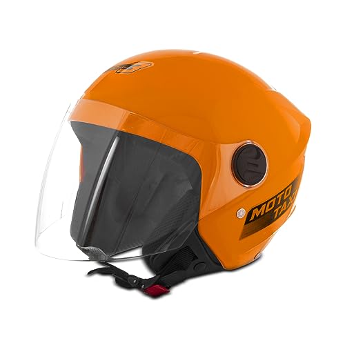 Capacete Fechado Stealth Carburetor 62 Preto/Laranja