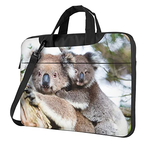 Sacoche pour ordinateur portable 13 14 pouces bandoulière motif abeille koala