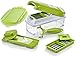 Genius Nicer Dicer Smart Cortador de Verduras y Frutas, Acero Inoxidable y plástico, Verde Kiwi, 22.2 x 10 x 8.1999999999999993 cm