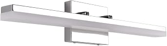 mirrea 24in Modern LED Vanity Lights for Bathroom Chromed,Warm White 3000K