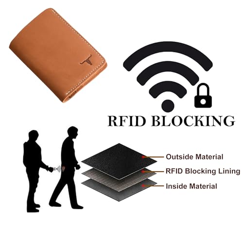 Image of URBAN FOREST Joe Vintage Cognac Leather Wallet for Men