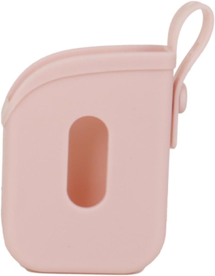 Silicone Protective Case for Hand Disinfectant Sprays with Adjustable Strap and Shockproof Design for Travel and Sports(B)