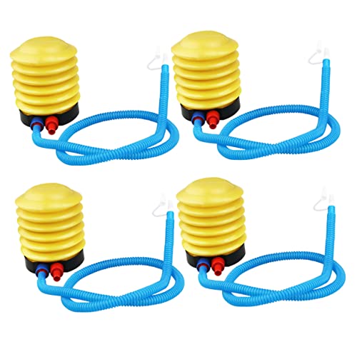 SUPVOX Pump Inflator Bellow Pump Pedal Inflator 4pcs Set Air Blower for Inflatables