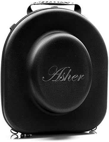 Asher New York Travel Hat Box | Hard Hat Holder for Fedora, Straw, Panama, Boater & Baseball Hats | Sleek Hat Storage Case Easily Straps to Suitcase or Carried on Shoulders