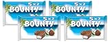 BOUNTY - Barres chocolat et noix de coco - 5 sachets de 2 barres - 5 x 57g - 285g (Lot de 4)