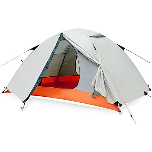 Tente de camping dôme double pôle aluminium grand espace intérieur