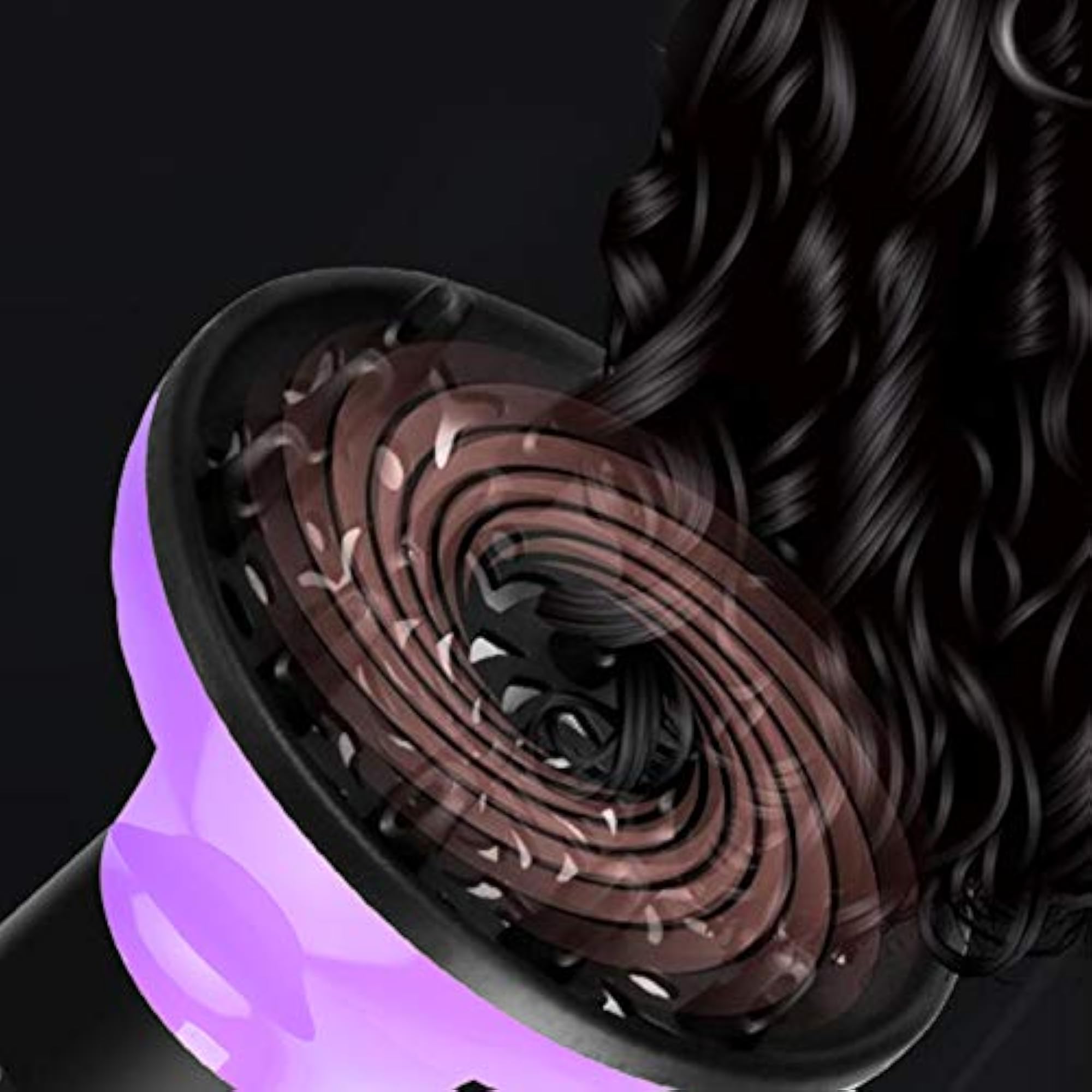 Universal Rubber Hair Diffuser Attachment