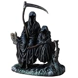 Veronese Design 7 1/2 Inch Grim Reaper's Bonding Time Resin Hand Painted Sculpture