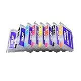 XKBTMIFQ Cartuccia d'inchiostro ricaricabile a 8 colori con chip ARC compatibile con la stampante SureColor P400 SC P400 T3240-T3249