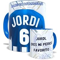 EL DETALLITO Taza Espanyol Personalizada Nombre Número Y