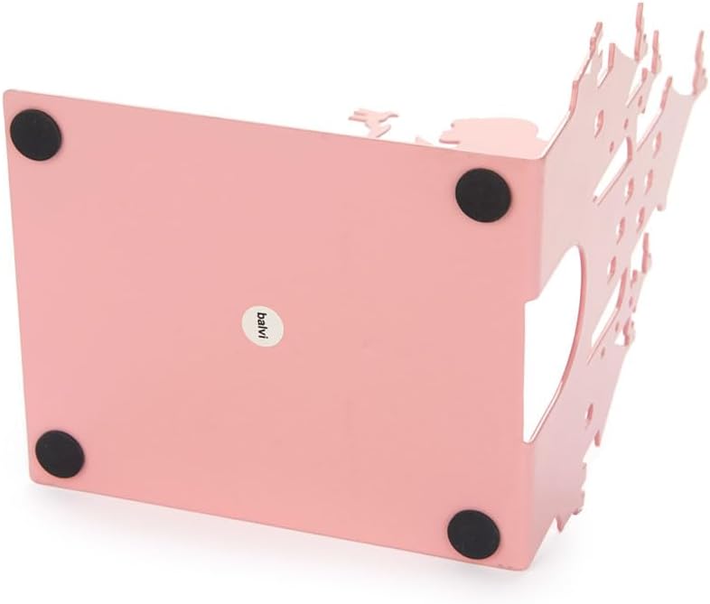 Balvi Fairy Tale Pink A Princess and Her Castle Decorative Metal Bookends