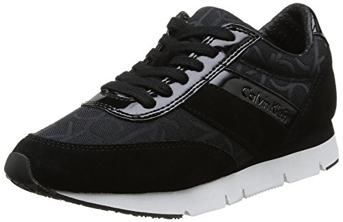 Calvin Klein Jeans Tea, Zapatillas para Mujer, Negro-Noir (BBK), 36 EU