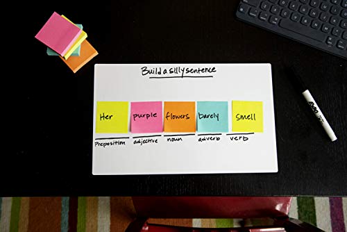 Post-It Dry Erase Sheets, 7 In X 11.3 In, Sticks Securely And Removes Cleanly (Defsheets-3Pk), White #TOP1