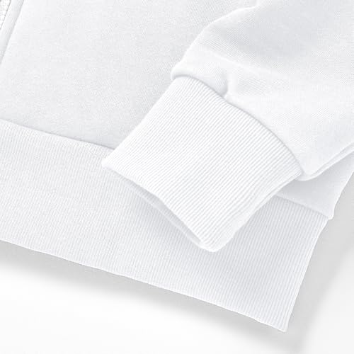 Ohoo Men’s Midweight 100% Cotton French Terry Zip-Up Hoodie, Slim-Cut Regular Fit Hooded Jacket with Hidden Media Pocket4