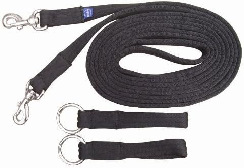 William Hunter Equestrian Eclipse Padded Draw Reins With Girth Attachments In Brown