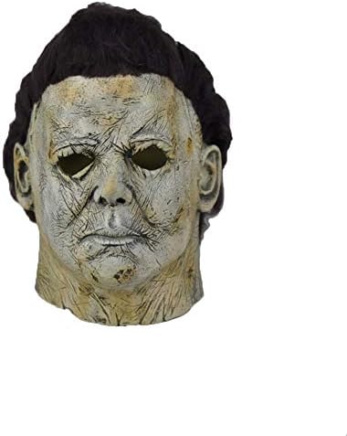 Xmecos Michael Myers Halloween Mask Cosplay Scary Horror Latex Masks Helmet Party Prop