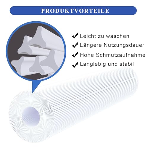 Filtres Trilobal Unicel 6CH-940 avec grande surface lavable 45 ㎡ - 6