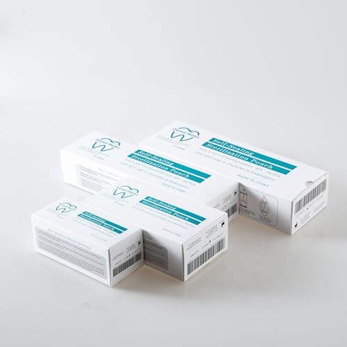 Self Seal Sterilization Pouches 200pcs, 1,000pcs and 2,000pcs Pack(1 Box 200 Pouches) Sizes 2.25x5, 3.5x6.5, 2.75x10, 3.5x10, 5.25x10, 7.5x10, 10.5x20 inches (200, 2 1/4