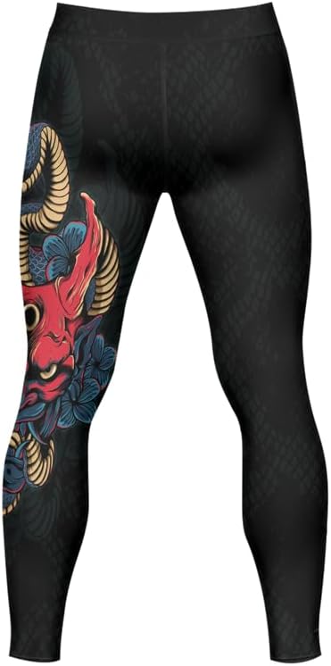 Predators Jiu Jitsu Compression Spats Men's Legging for Sports MMA BJJ Workout Wrestling