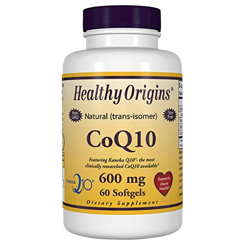 Healthy Origins CoQ10 (Kaneka Q10) 600 mg, 60 Softgels