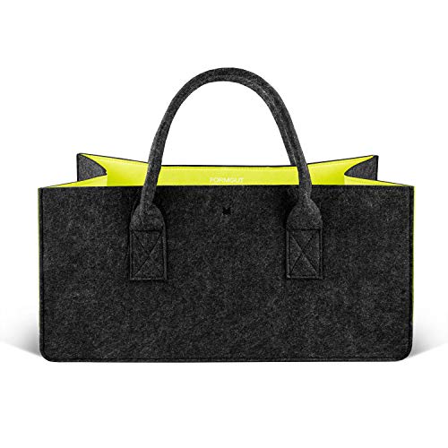 FORMGUT® - Bolsa de fieltro para la compra, color gris oscuro Cover