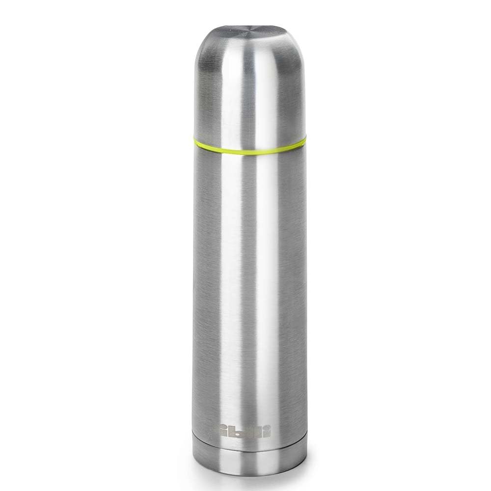 Ibili Metallic Flask For Liquids, 200 Ml, Stainless Steel, Double Wall