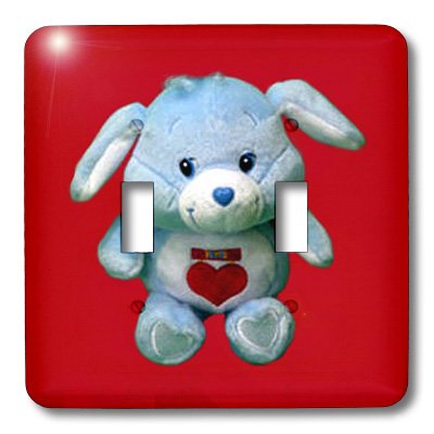 Double interrupteur 3dRose lsp_1040_2 robuste à motif Care Bear