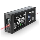 CIGMAN Dual Laser Distance Meter 393ft/120M Bilateral Laser Measurement Tool Rechargeable Laser Measure with M/in/Ft Multiple Units Multifunctional Laser Measure(Laser Level is Class II,Output