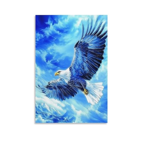 Cuadro en lienzo de águila poster 50x75cm para eliminar la monotonía de tus paredes
