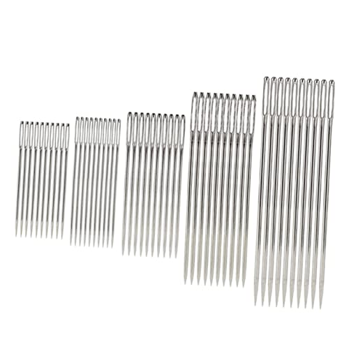 Opiniones de Agujas para coser a mano los 5 mejores. 48 OHPHCALL Agujas De Costura De Ojo Grande De Acero Inoxidable Para Manualidades Bordado Y Coser a Mano Kit Compacto Ideal Para Profesionales Y Principiantes