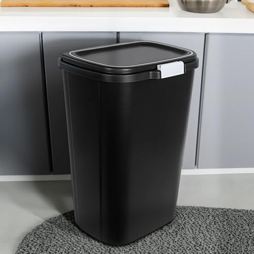 Caneca de basura negra Hefty 13 galones 4 pack miniatura 6