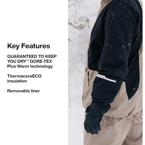Burton Men’s Gore-TEX Insulated Gloves – Waterproof Winter Snowboard Gloves with Touch Screen Tech & Removable Liner - Image 4